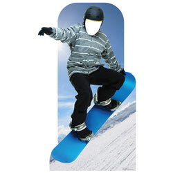 SNOWBOARDER STAND-IN Lifesize Cardboard Cutout Standup Standee - Front