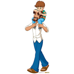 JESUS IN JEANS Lifesize Cardboard Cutout Standup Standee - Front