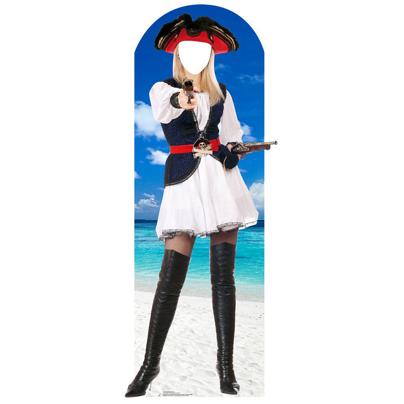 PIRATE WENCH STAND-IN Lifesize Cardboard Cutout Standup Standee - Front