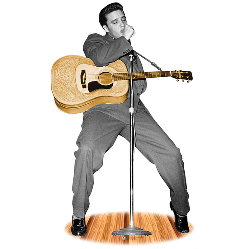 ELVIS PRESLEY TALKING Lifesize Cardboard Cutout Standup Standee - Front