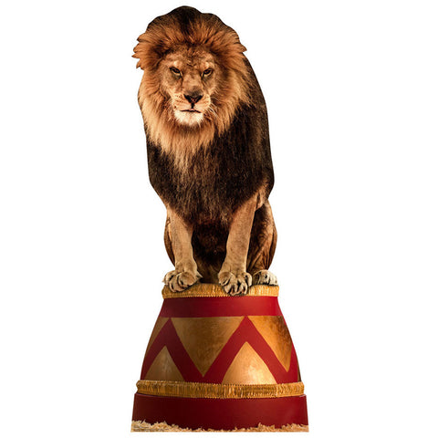 CIRCUS LION Lifesize Cardboard Cutout Standup Standee - Front