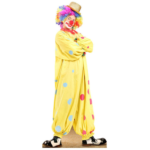 CIRCUS CLOWN Lifesize Cardboard Cutout Standup Standee - Front