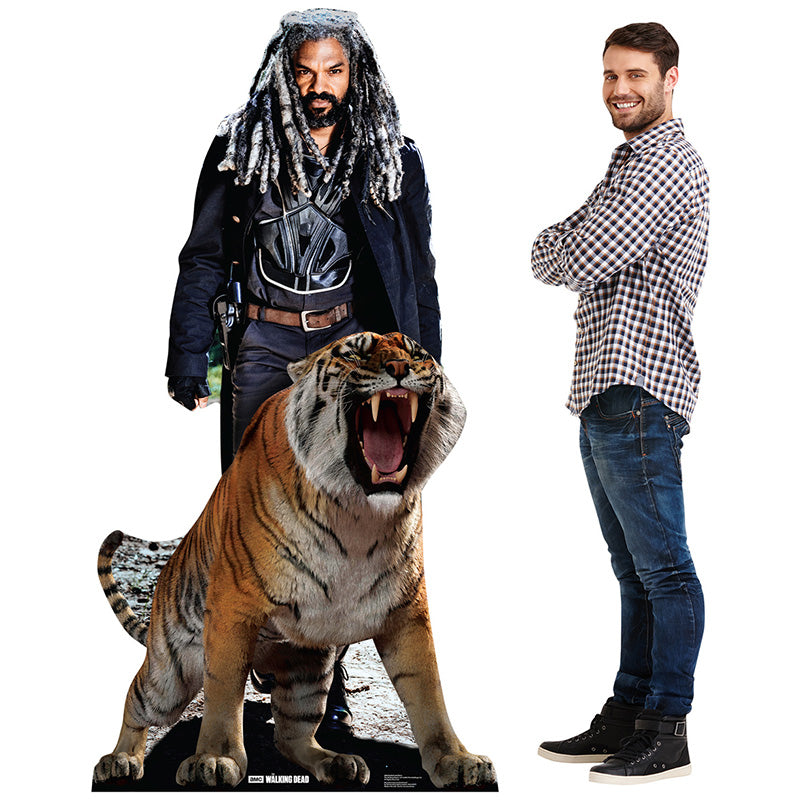 EZEKIAL AND SHIVA "The Walking Dead" Lifesize Cardboard Cutout Standup Standee - Example