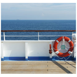 CRUISE SHIP BACKDROP Cardboard Cutout Standup Standee - Front