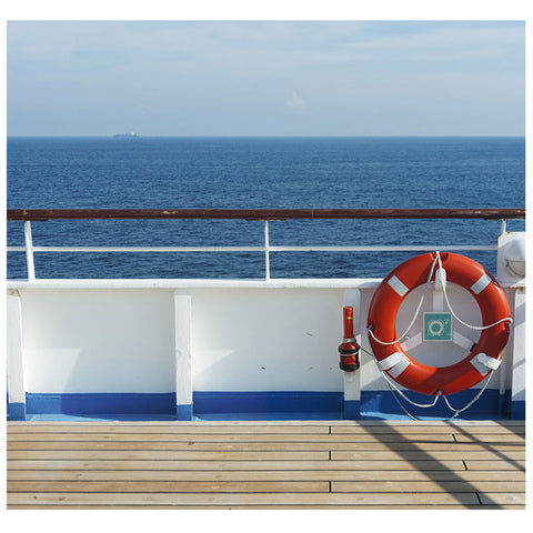 CRUISE SHIP BACKDROP Cardboard Cutout Standup Standee - Front