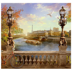 PARIS BRIDGE BACKDROP Cardboard Cutout Standup Standee - Front