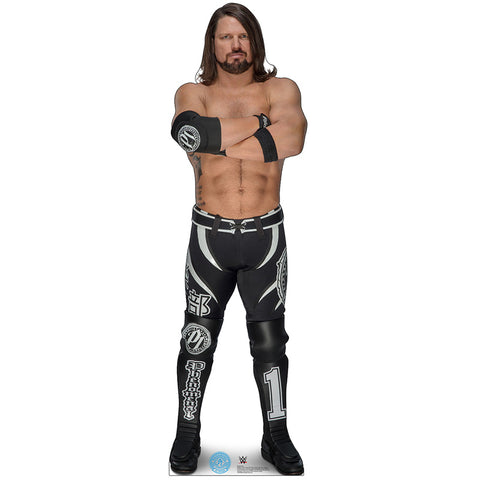 A. J. STYLES WWE Lifesize Cardboard Cutout Standup Standee - Front