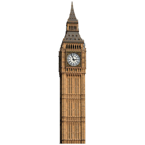 BIG BEN CLOCK TOWER Cardboard Cutout Standup Standee - Front