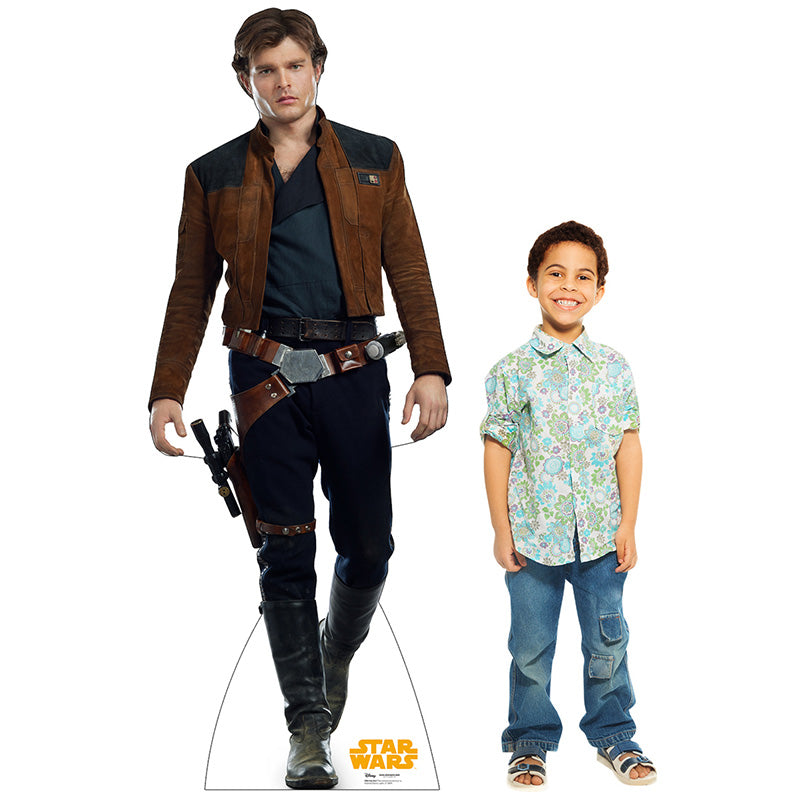 HAN SOLO "Solo: A Star Wars Story" Lifesize Cardboard Cutout Standup Standee - Example