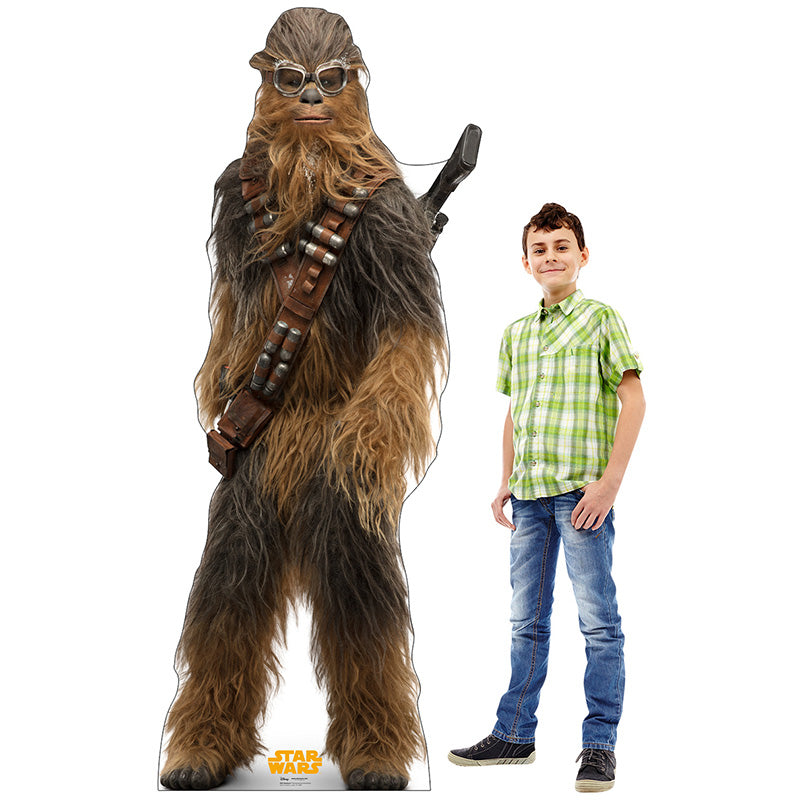 CHEWBACCA "Solo: A Star Wars Story" Lifesize Cardboard Cutout Standup Standee - Example