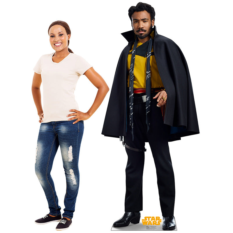 LANDO CALRISSIAN "Solo: A Star Wars Story" Lifesize Cardboard Cutout Standup Standee - Example