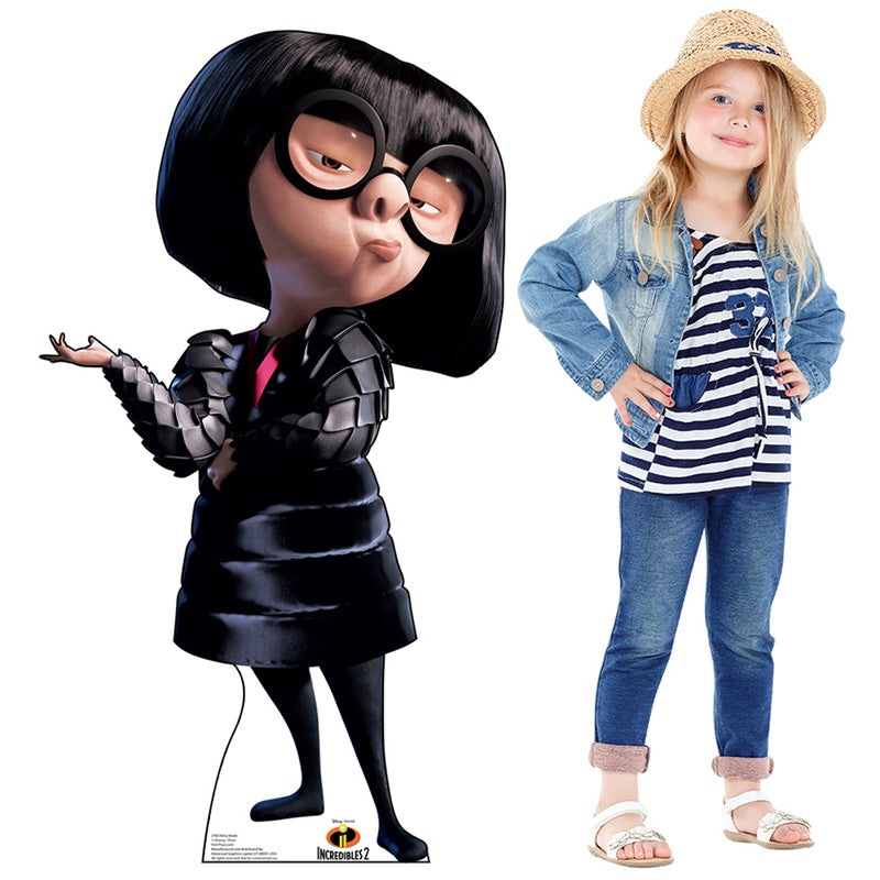 EDNA MODE "Incredibles 2" Lifesize Cardboard Cutout Standup Standee - Example