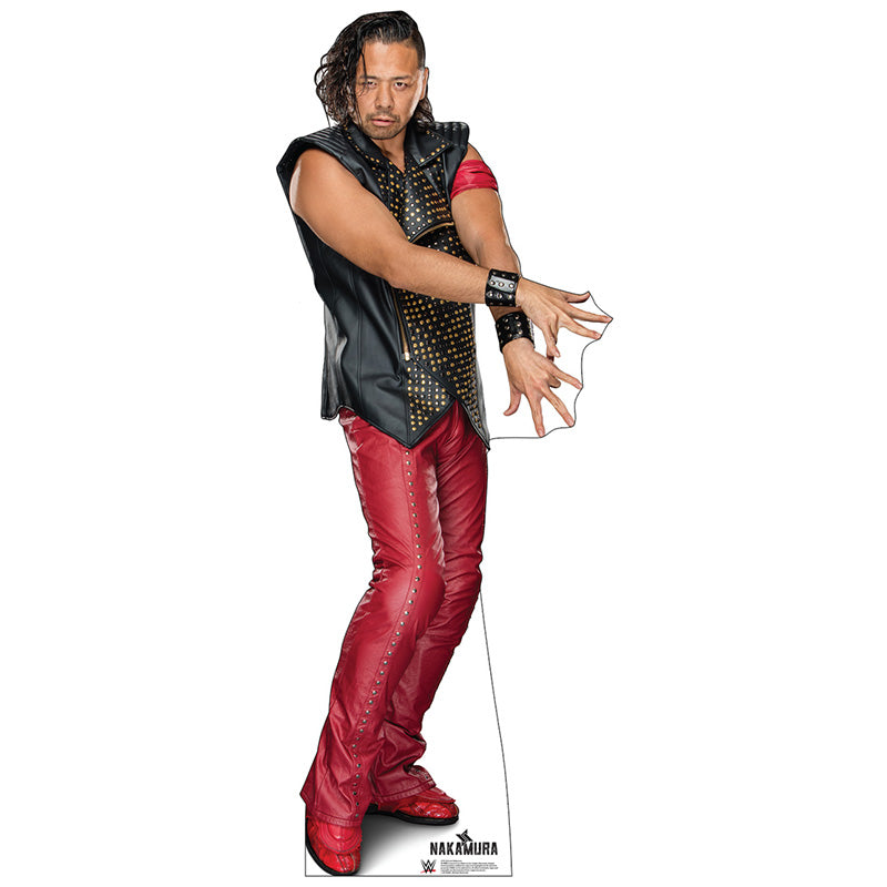 SHINSUKE NAKAMURA WWE Lifesize Cardboard Cutout Standup Standee - Front