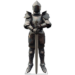 KNIGHT IN ARMOR Lifesize Cardboard Cutout Standup Standee - Front