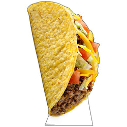 GIANT TACO Cardboard Cutout Standup Standee - Front
