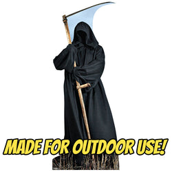 GRIM REAPER Lifesize Plastic Outdoor Cutout Standup Standee