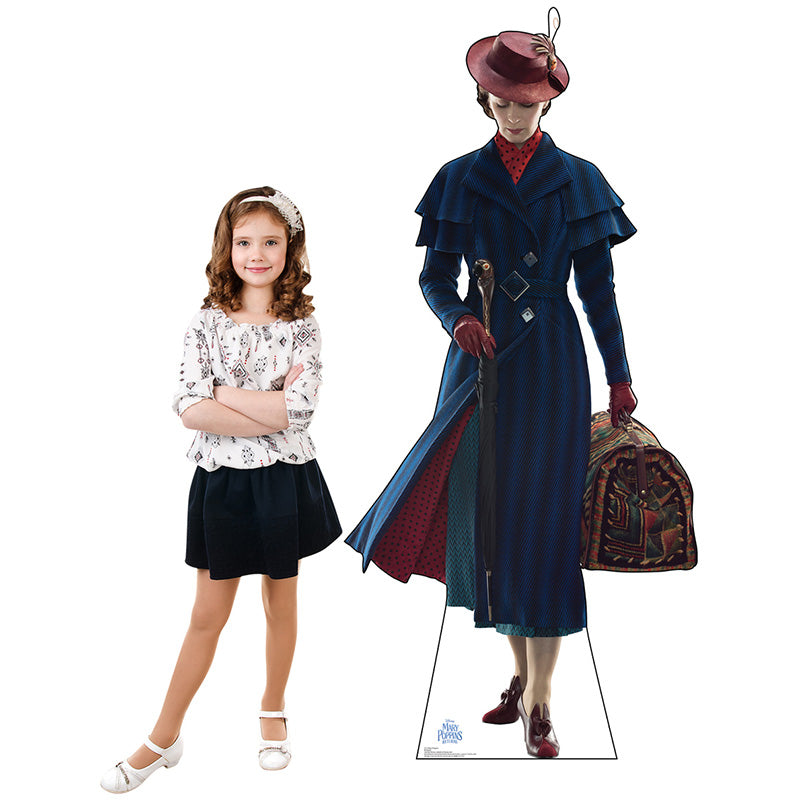 MARY POPPINS "Mary Poppins Returns" Lifesize Cardboard Cutout Standup Standee - Example