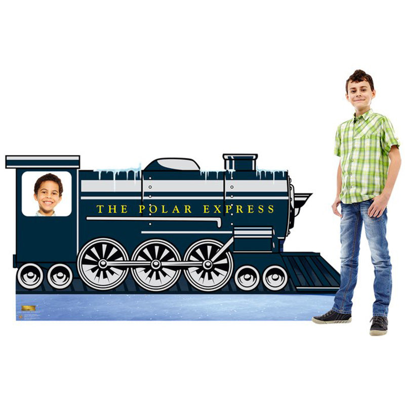 POLAR EXPRESS TRAIN STAND-IN "The Polar Express" Cardboard Cutout Standup Standee - Example