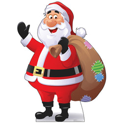 SANTA CLAUS Cardboard Cutout Standup Standee - Front