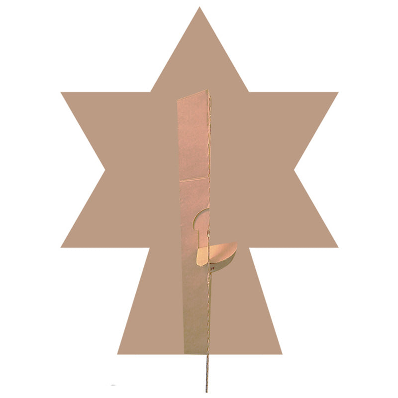 STAR OF DAVID Cardboard Cutout Standup Standee - Back