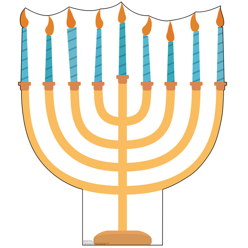 MENORAH Cardboard Cutout Standup Standee - Front