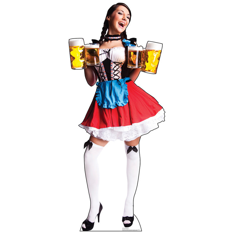 BEER MATRON Lifesize Cardboard Cutout Standup Standee - Front