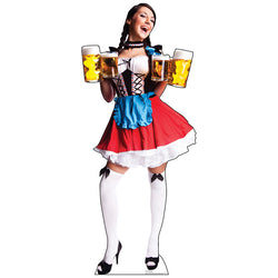 BEER MATRON Lifesize Cardboard Cutout Standup Standee - Front