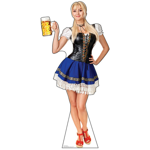 BEER MATRON Lifesize Cardboard Cutout Standup Standee - Front