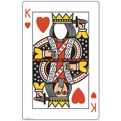 KING OF HEARTS STAND-IN Cardboard Cutout Standup Standee - Front