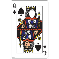 QUEEN OF SPADES STAND-IN Cardboard Cutout Standup Standee - Front