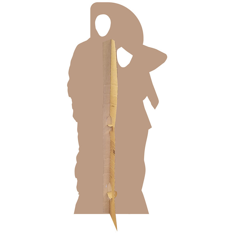80S COUPLE STAND-IN Lifesize Cardboard Cutout Standup Standee - Back