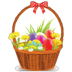 EASTER BASKET Cardboard Cutout Standup Standee - Front