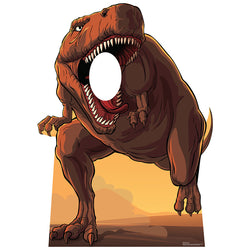 DINOSAUR STAND-IN Cardboard Cutout Standup Standee - Front