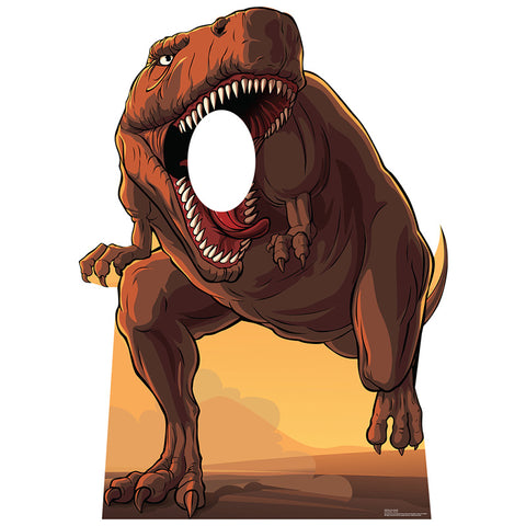 DINOSAUR STAND-IN Cardboard Cutout Standup Standee - Front