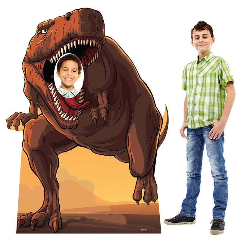 DINOSAUR STAND-IN Cardboard Cutout Standup Standee - Example