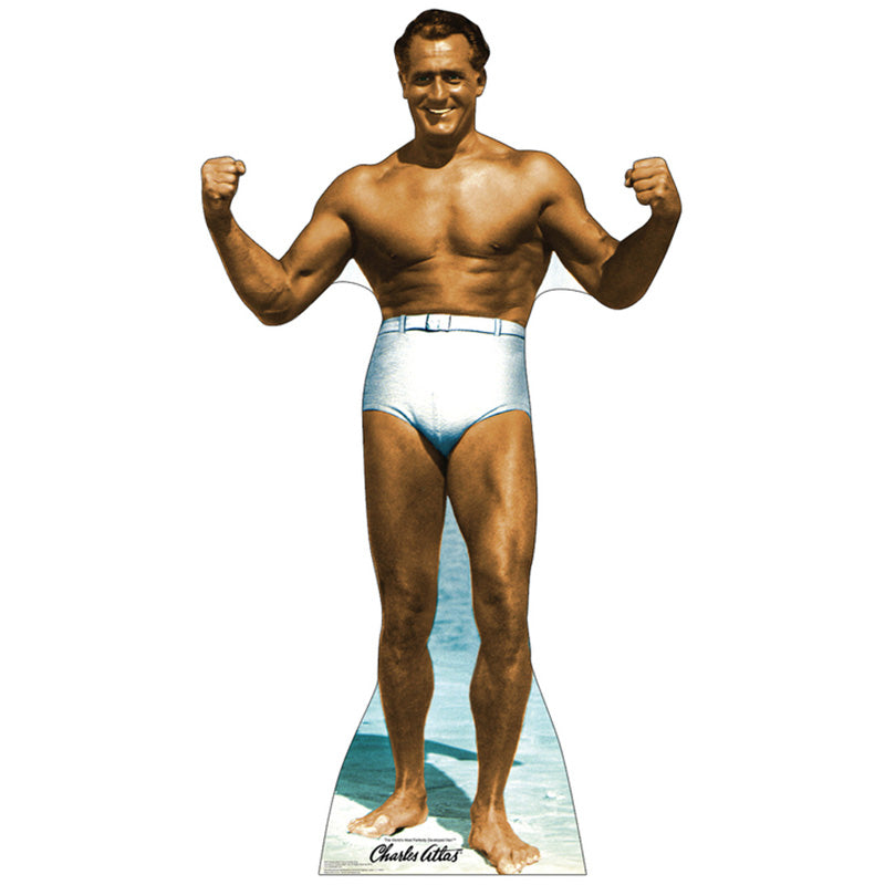 CHARLES ATLAS Lifesize Cardboard Cutout Standup Standee - Front