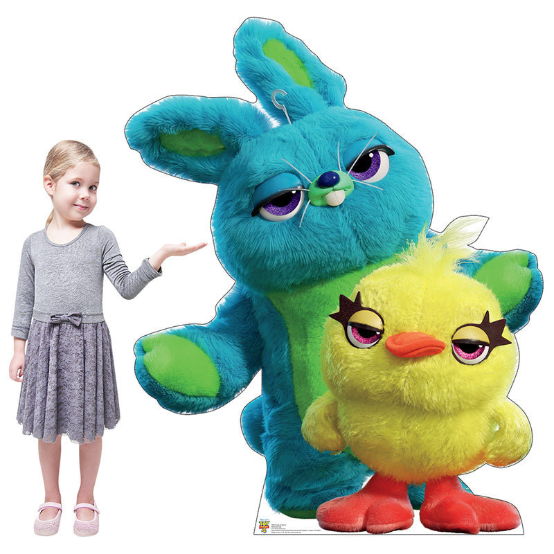 DUCKY & BUNNY "Toy Story 4" Cardboard Cutout Standup Standee - Example