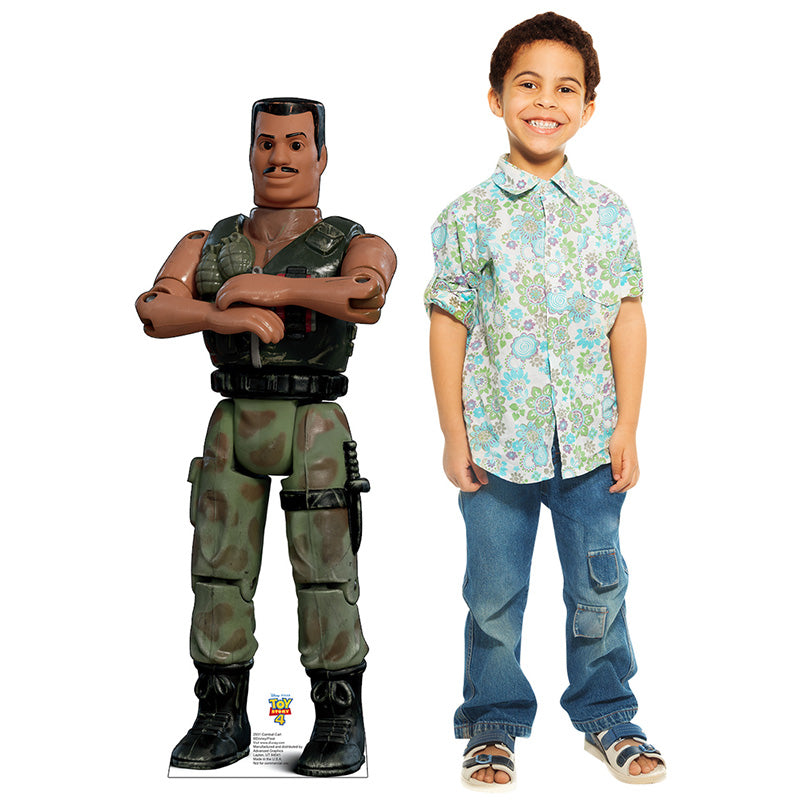 COMBAT CARL "Toy Story 4" Cardboard Cutout Standup Standee - Example