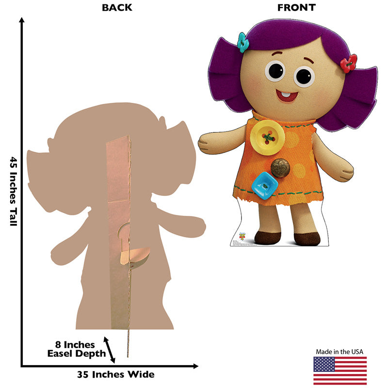 DOLLY "Toy Story 4" Cardboard Cutout Standup Standee - Back