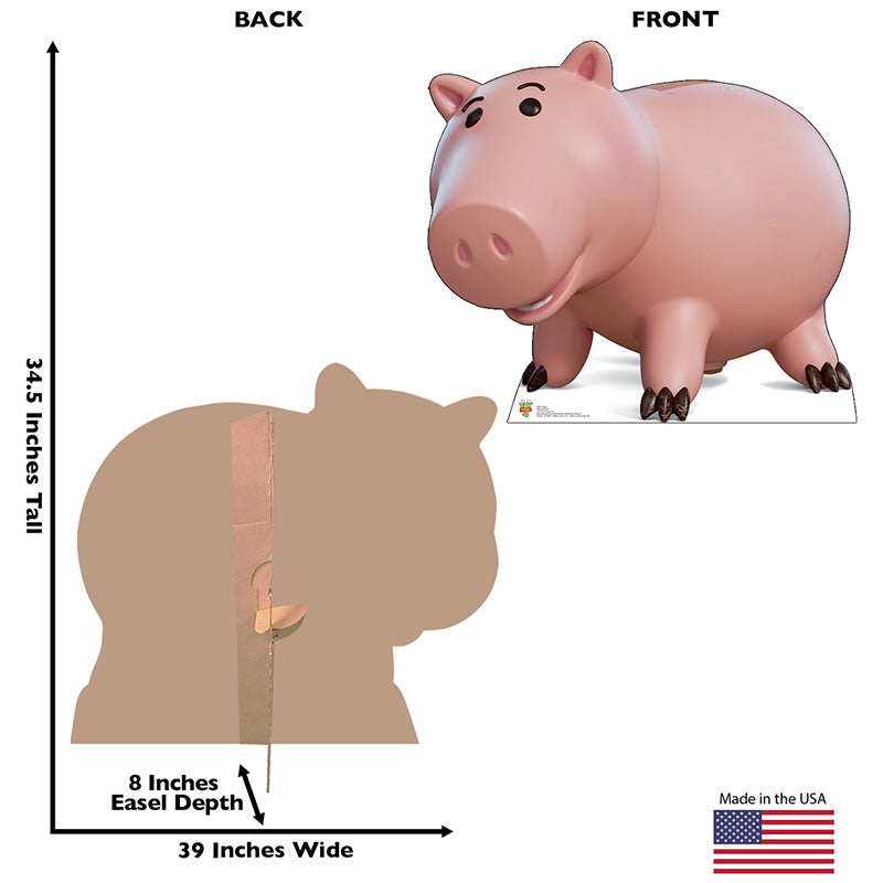 HAMM "Toy Story 4" Cardboard Cutout Standup Standee - Back