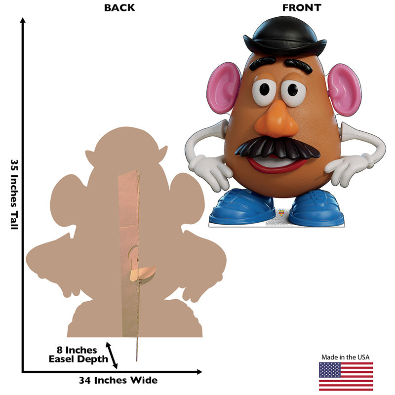 MR. POTATO HEAD "Toy Story 4" Cardboard Cutout Standup Standee - Back