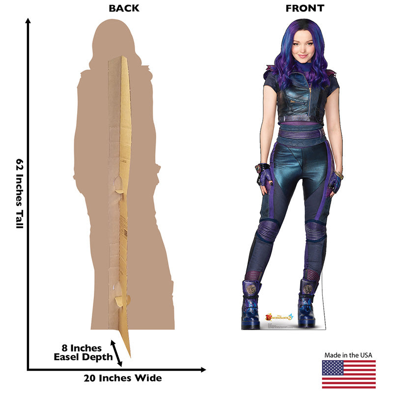 MAL "Descendants 3" Lifesize Cardboard Cutout Standup Standee - Back
