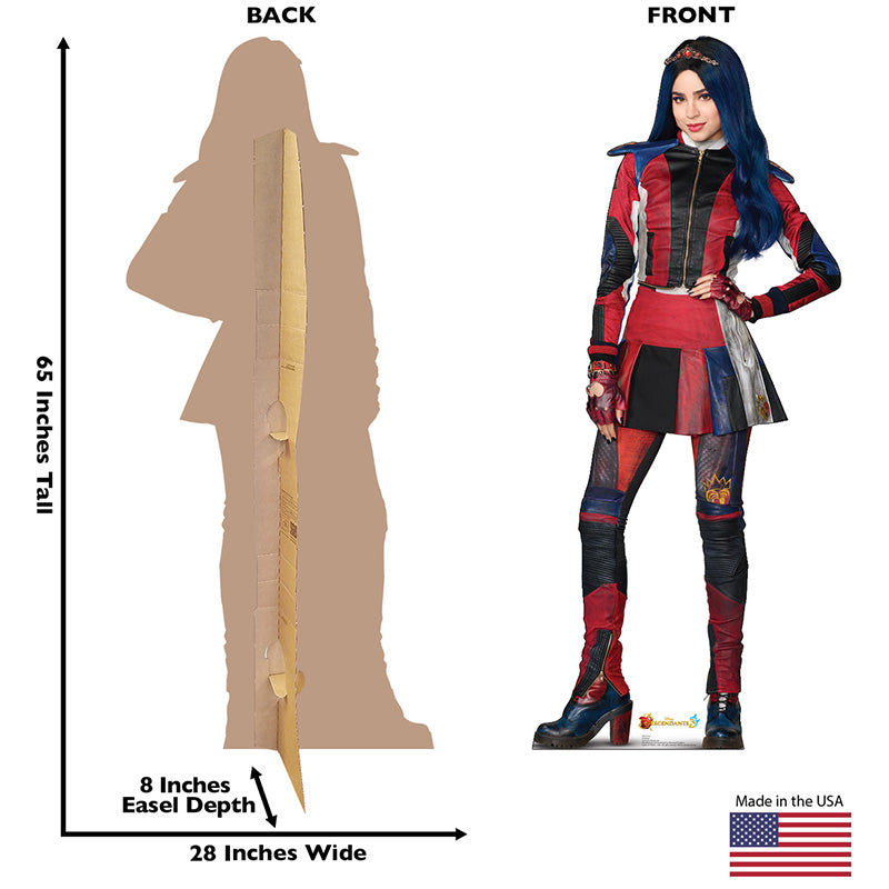 EVIE "Descendants 3" Lifesize Cardboard Cutout Standup Standee - Back
