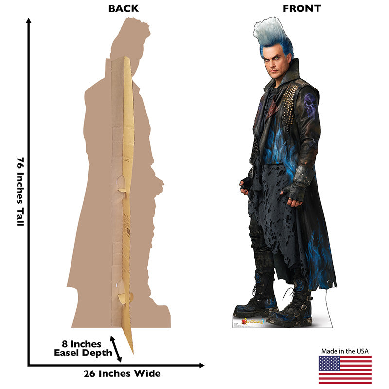 HADES "Descendants 3" Lifesize Cardboard Cutout Standup Standee - Back