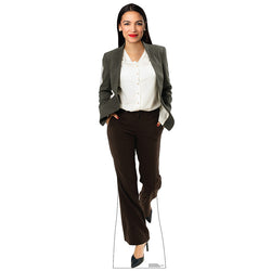 ALEXANDRIA OCASIO-CORTEZ Lifesize Cardboard Cutout Standup Standee - Front
