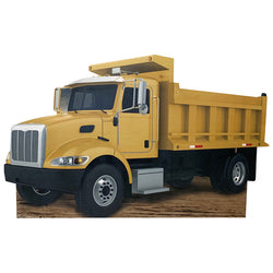DUMP TRUCK Cardboard Cutout Standup Standee - Front