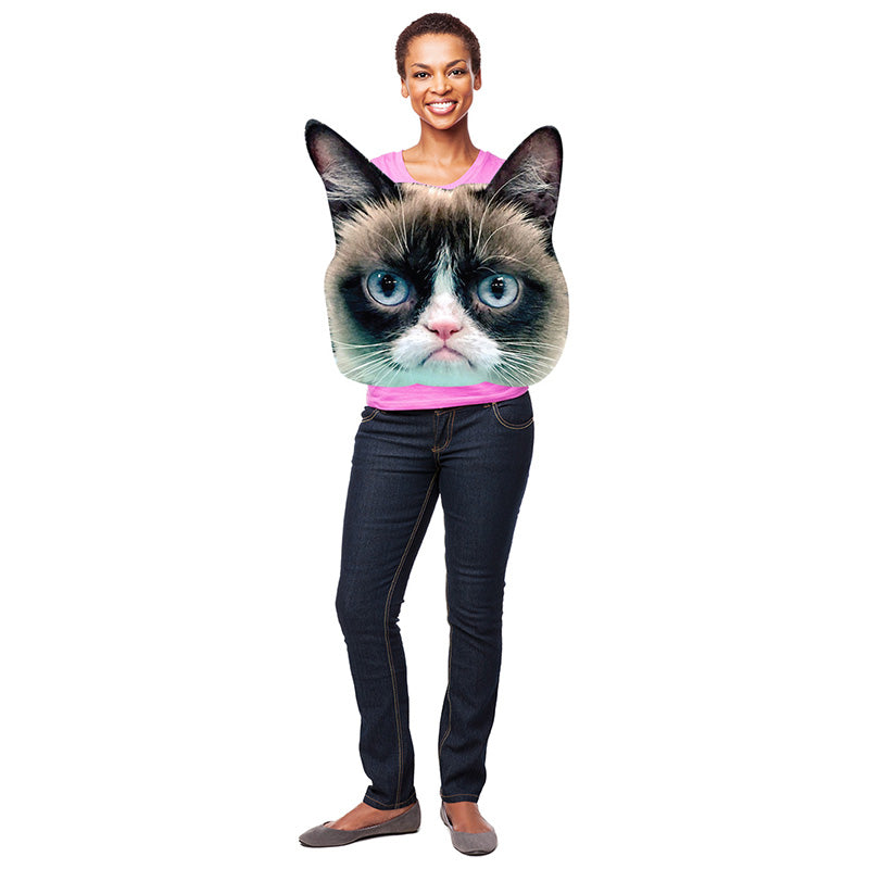 GRUMPY CAT BIG HEAD Cardboard Cutout Standup Standee - Example