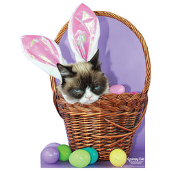 GRUMPY CAT EASTER Cardboard Cutout Standup Standee - Front