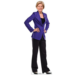 ELIZABETH WARREN Lifesize Cardboard Cutout Standup Standee - Front