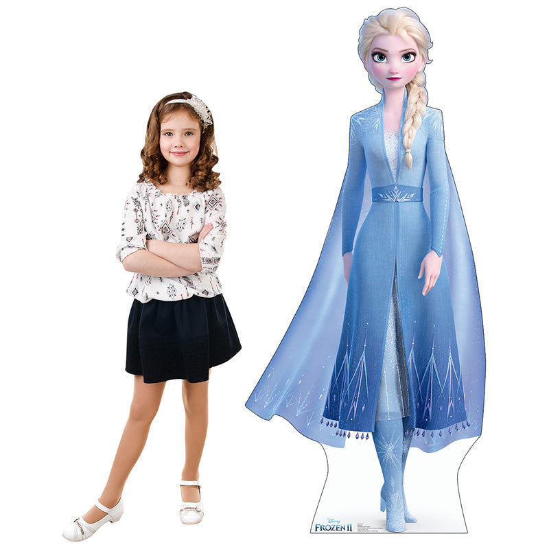 QUEEN ELSA "Frozen 2" Lifesize Cardboard Cutout Standup Standee - Example